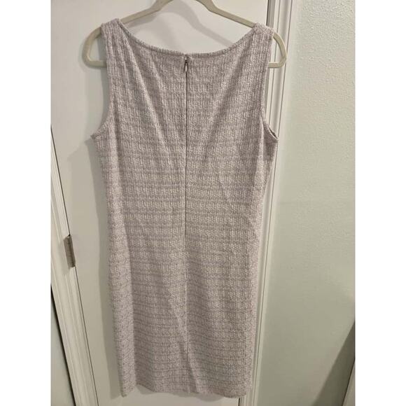 St. John Collection Women's Tweed Sleeveless Dress Size 16 Multicolor - Picture 9 of 12